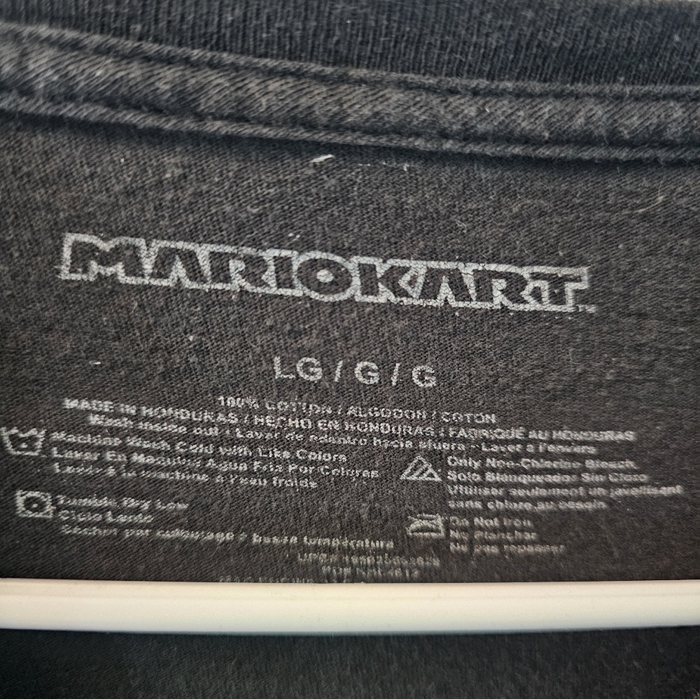 Black Mario Kart 1992 T-Shirt Size Large - Picture 3 of 3
